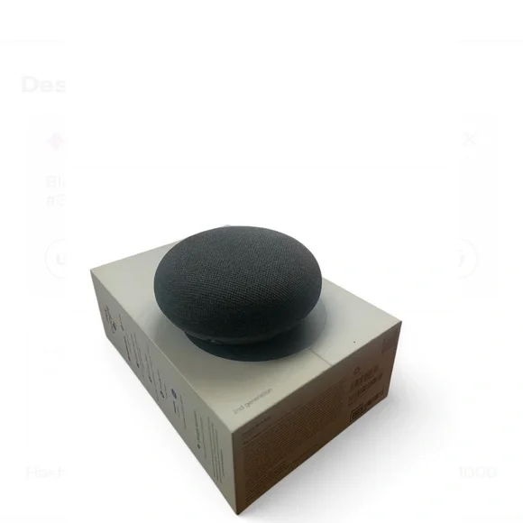 Google Nest Mini 2nd Gen Smart Speaker - Gray
